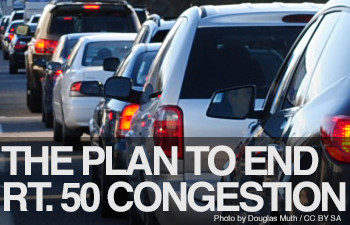 traffic congestion route 50
